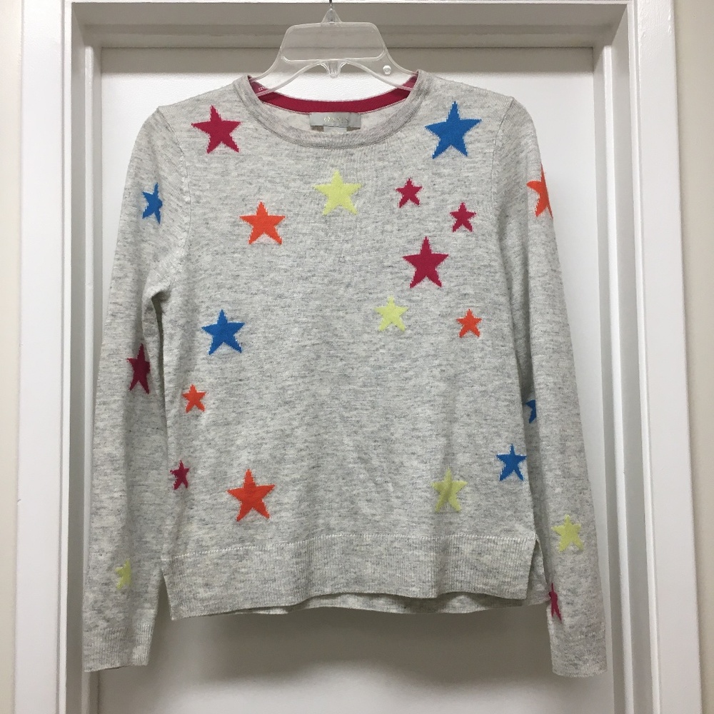 Oasis Star Print Sweater Jumper Knit Top NEW